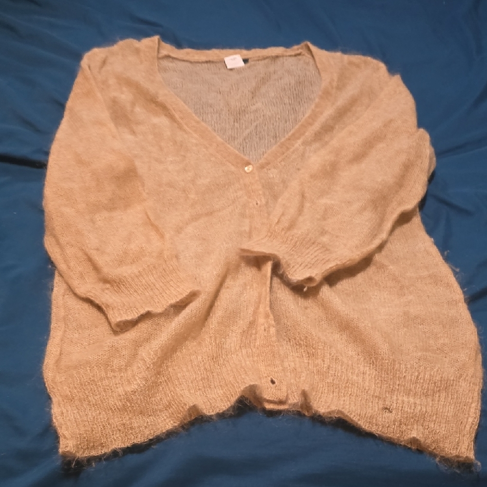 J. Crew Women's Cream Cardigan Sweater